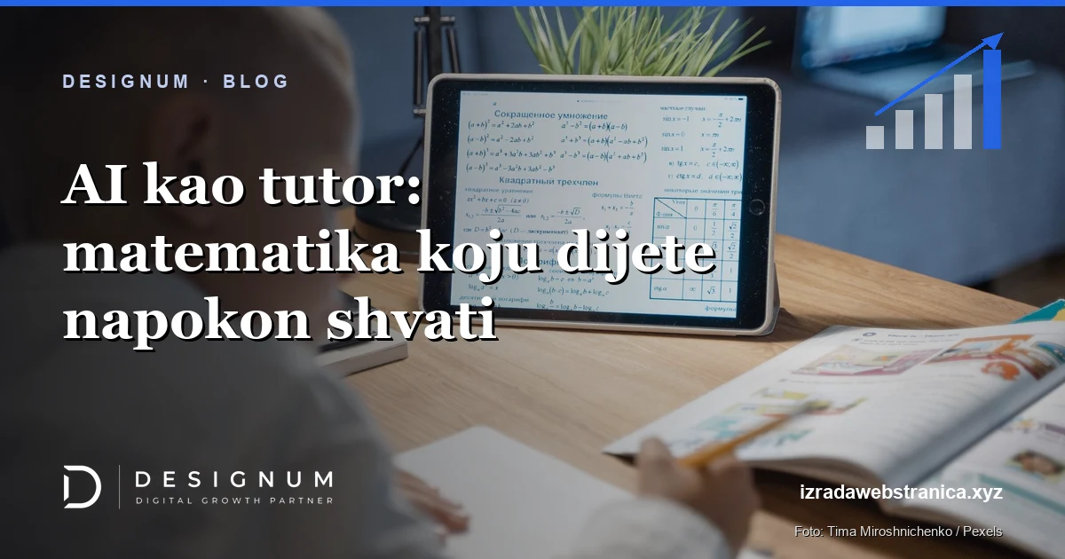 AI kao tutor: matematika koju dijete napokon shvati